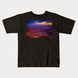 Dramatic Skies over Dead Horse Point Kids T-Shirt